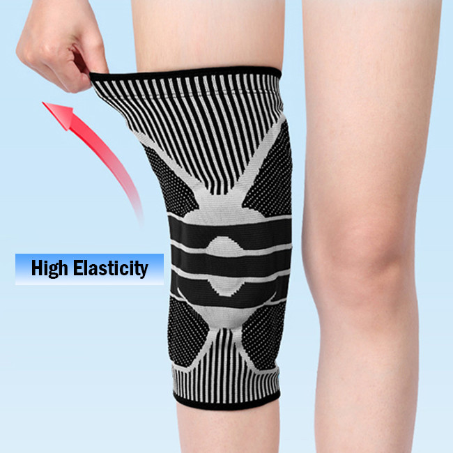 Sports Compression Elastic Knee Support Protective Gear Fitness Elbow Knee Pads