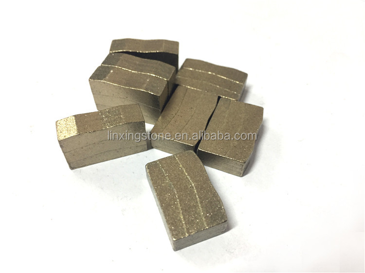 Metal Powder Diamond Segment for Multi Saw Blade Granite Cutting Grooved Design