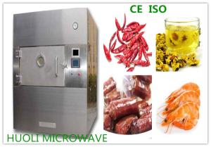 Wholesale 8KW SS Microwave Vacuum Drying Equipment Box Type Food Sterilizer Machine from china suppliers