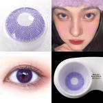 High Quality Purple Color Contact Lenses Big Eye Make Up OEM Order Online