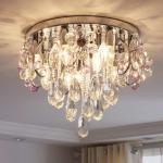 Contemporary crystal ceiling lights For Living room Bedroom Kitchen Fixtures (WH