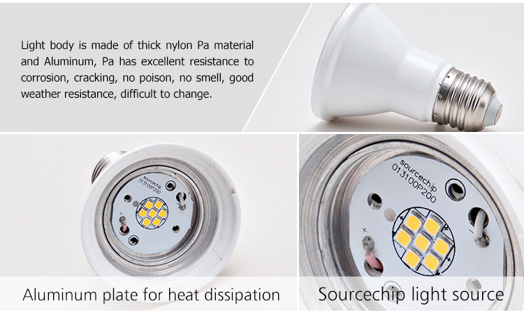 Ra90 high bright 7W LED par light wholesale