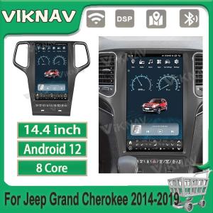 Wholesale 14.4inch Car radio For 2014-2019 Jeep Grand Cherokee Multimedia Player Android GPS Navigation 4G wifi Wireless Carplay from china suppliers