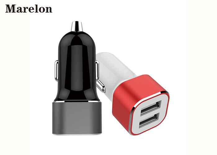 Fast Charging Bluetooth USB Charger / Dual Usb Port With Retractable Cable