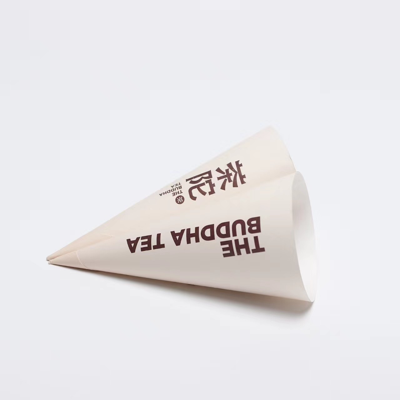 Ice cream paper holder logo crisp tube set ice cream egg sharp paper holder set ice cream cone package