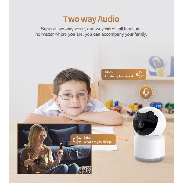 3mp Hd Two Way Audio Automatic Tracking Remote Control Indoor PTZ Security Camera Smart Wifi Camera