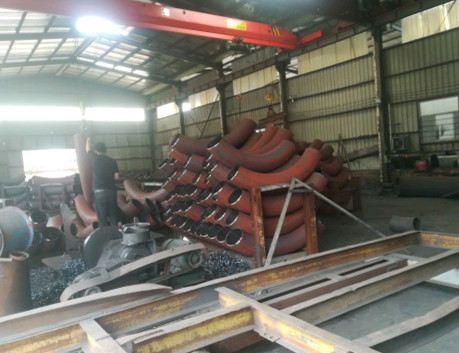 Black Painting Metal Carbon Steel 90 Degree Pipe Bend 3D ASTM A234 Wpb