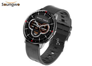 Wholesale Leather Strap Smart Sport Watch Calorie Consumption Blood Pressure Monitor For Women Men from china suppliers