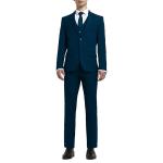 Black 2PCS Mens Tuxedo Suit Jacket And Trousers For Special Occasion Formal Wear