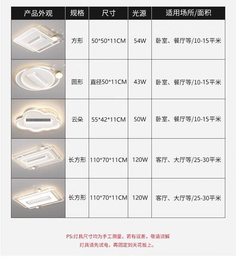 Three Color Strong Wind Ceiling Fan Light Anti Flicker Silent Ceiling Fan With Light And Remote