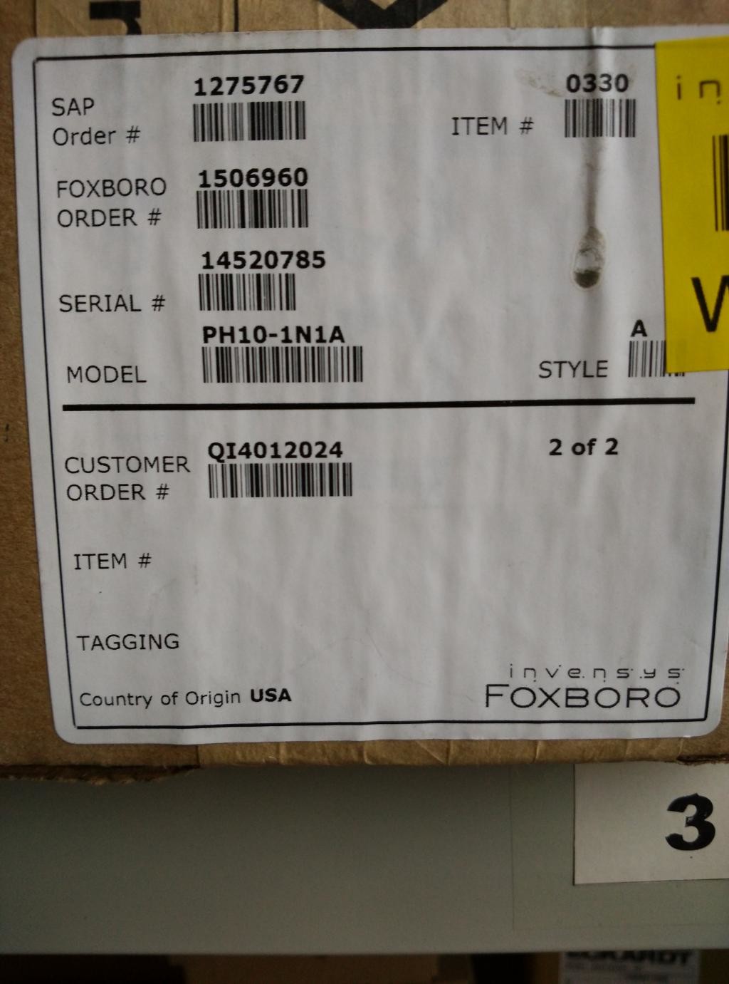 FoxboroECKARDT smart valve positioner SRD SRI FOXBORO SRD991-BQNS7EAANY-V01