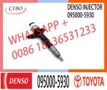 common rail injector 095000-5930 for toyota truck diesel pump injector 23670