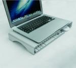 Punch Press Stamping 3.5mm Metal Laptop Desk Aluminum Laptop Stand Adjustable