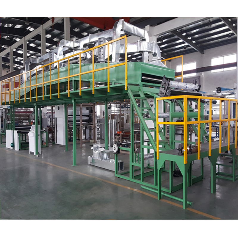 18500mm*3000mm*4550mm Clothing BOPP PET Film Laminating Machine with Water Based Glue
