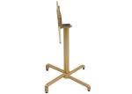 Stunning 4 Legs Dining Height Dia 2.36" Columns Metal Table Base