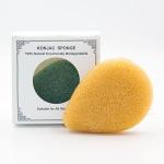 Natural Baby Organic Heart Facial Bath Konjac Sponge Washable 8.6*6.5*2.5cm