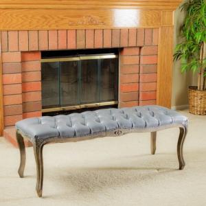 Wholesale 2018 wholesale modern living room furniture bench ottoman with stainless steel legs from china suppliers