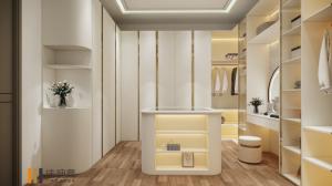 Wholesale Fadior Modern Walk In Closet High End Stainless Steel Dressing Room Formaldehyde Free from china suppliers
