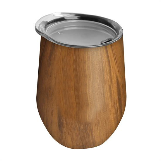 Double Wall Stainless Steel Stemless Wine Glasses Vacuum Insulated 11OZ