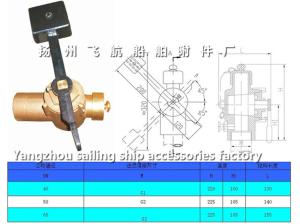 Wholesale Depth self closing valve 65 CB/T3778-99, bronze sounding self closing valve DN65, CB/T3778 from china suppliers