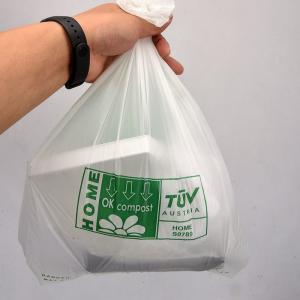 Wholesale Square Bottom Bag Biodegradable Plastic Vest Shopping Bag for Customized Supermarket from china suppliers