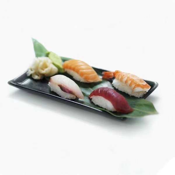 5-7cm Plate Decorative Accessory Vacuum Packed Fresh Bamboo Leaves for Sashimi