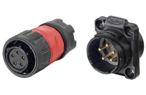 Wholesale Multifunctional Male Female Cable Connector , M20 5 Pin Circular Connector For LED from china suppliers
