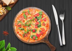 Wholesale Imitation Wood Unbreakable Melamine Pizza Peel Platter from china suppliers