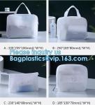 Frosted EVA Cosmetic Tote Bag Travel Toiletries Bags Waterproof Makeup Organizer