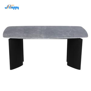 Wholesale DT-1008 Non Porous Rectangle Dining Room Table 1750mm Length And Easy Cleaning from china suppliers