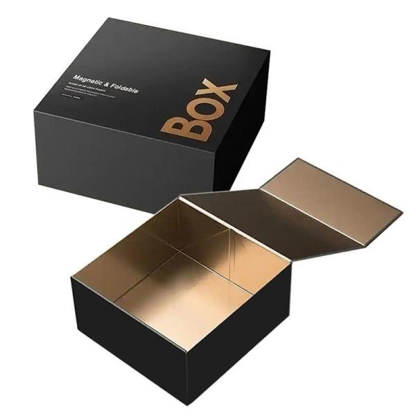 Foldable Rigid Cardboard Box With Magnetic Closure Paper Gift Box For Watch