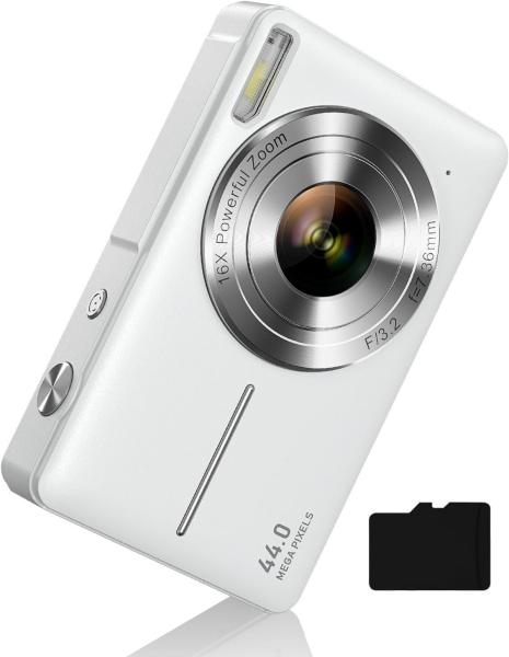 32GB SD Card 1080P Digital Camera Anti Shake Portable Compact Point And Shoot