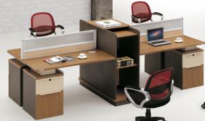 Wholesale modern 4 seats office cubicle workstation furniture from china suppliers