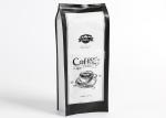 250g Black Silver Plastic Coffee Bags Four Eight Sealed Aluminum OEM Printing