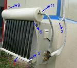 100% Green Wall Mounted Solar Powered Car Air Conditioner 12V Solar Roof Air