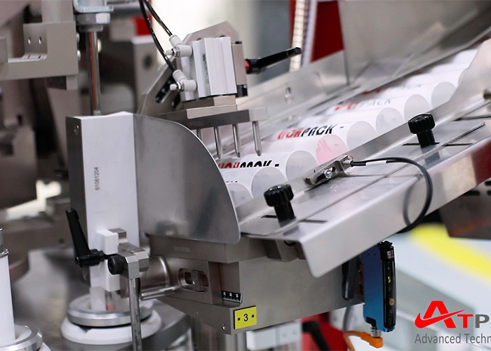 Length 50-253mm Tube Filler And Sealer , Plastic Tube Filling Machine Durable