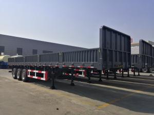 Wholesale Fuwa/BPW Axle Semi Truck Trailers with Fence Steel Stake and Semi Trailer Sidewall Fence from china suppliers