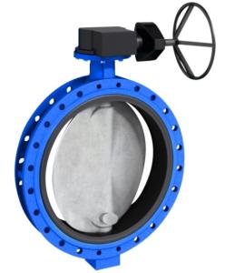 Wholesale U Type Flanged Centerline Butterfly Valves , Cast Iron Butterfly Valve from china suppliers