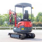 Import Brand Engine 1800kg Mini Hydraulic Excavator With Retractable Track