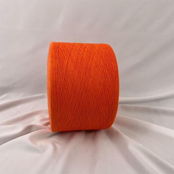 NE20S NE 24S Bright Orange Cotton Yarn For Weaving And Knitting
