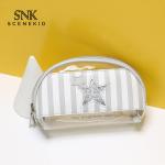 Blank Transparent Shiny Glitter Powder Star Makeup Clutch Bag Women