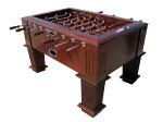 Wood Veneer Frame Heavy Duty Football Table With Durable Solid Steel Rod