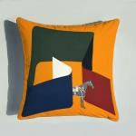 18x18 Inch Pillow Fashion Pillow Cover Decorative Jacquard Plain Cotton Cushion