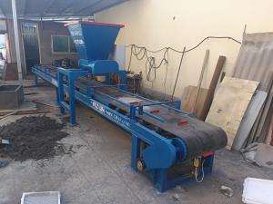 China 800-1000m2 Automatic Hollow Block Machine , 12.7KW Plastic Pallet Concrete Block Production Line on sale