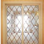 decorative glass usded in sliding door