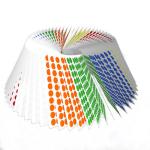 Printed Round Product Sticker, Waterproof Plastic Round Sticker, Adhesive Paper