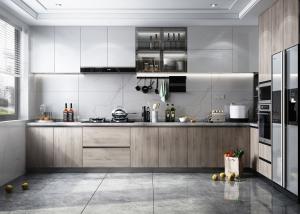Wholesale Luxury Design Home Furniture Kitchen Cabinet Lacquer Finish Wooden Cabinet from china suppliers