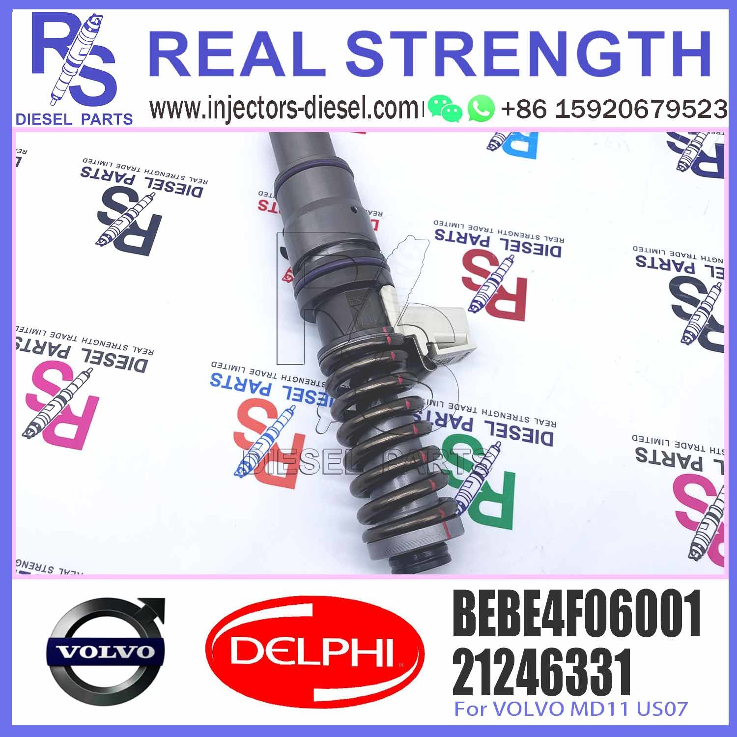 New Diesel Fuel Injector 21246331 85003110 BEBE4F06001 for V olvo MD11 21106375 21246331 21244717