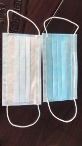 Wholesale 3 Ply Disposable Face Mask Blue Color Anti Bacteria from china suppliers