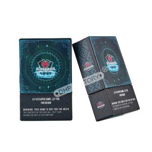 Wholesale Custom Spot UV Logo Rigid Cardboard Boxes Paper Card Box For Flash Playing Card Game Poker Desk Card from china suppliers
